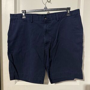 Ralph Lauren Navy Flat Front Shorts